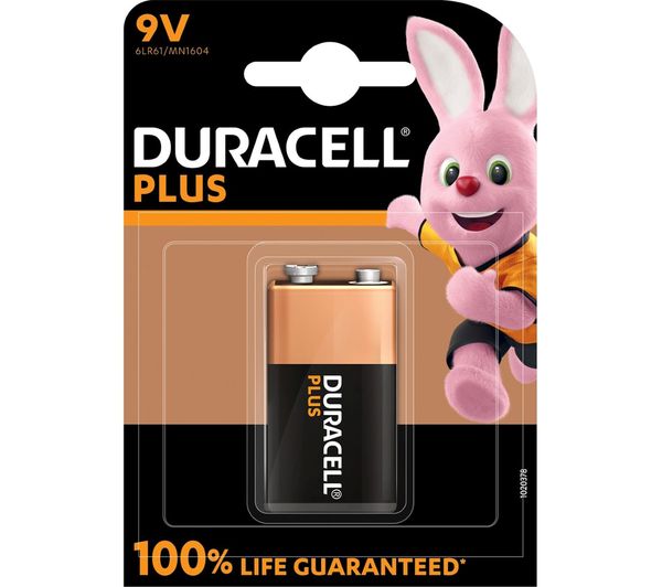 Duracell Battery Plus 9v