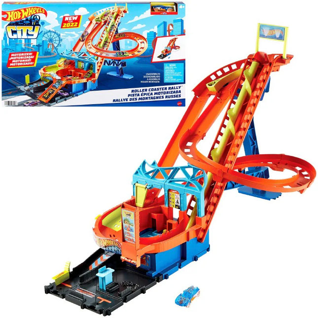 Hot Wheels Roller Coaster Rally Playset