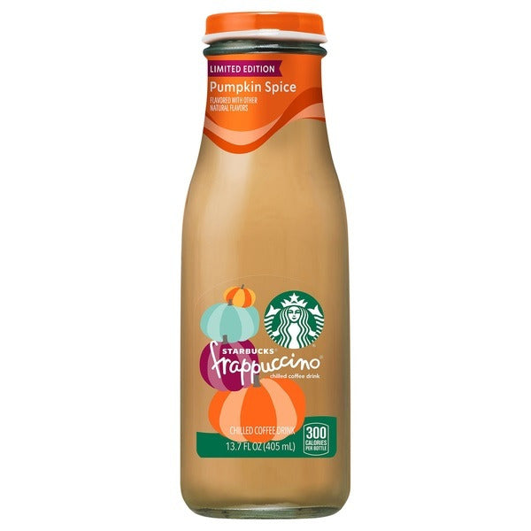 Starbucks Pumpkin Spice Frappuccino Chilled Coffee Drink 95oz