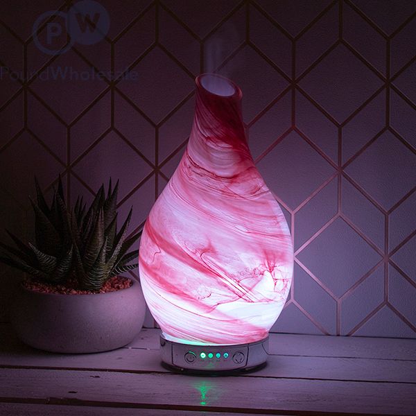 Leonardo Desire Aroma Colour Changing Pink Marble Humidifier