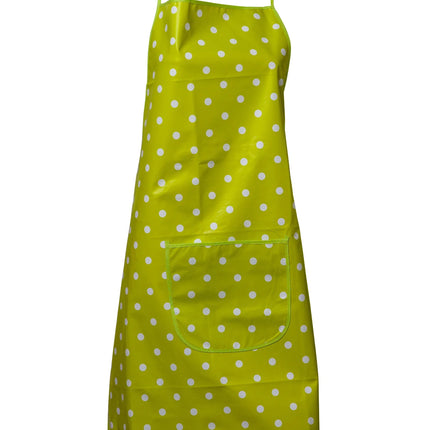 Manita PVC Green Polka Dot Apron