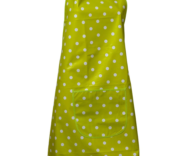 Manita PVC Green Polka Dot Apron eCartGrenada Manita PVC Green Polka Dot Apron eCartGrenada