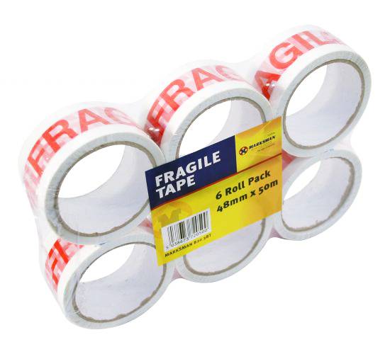 Marksman Fragile Printing Tape 48mmx50m (Single)