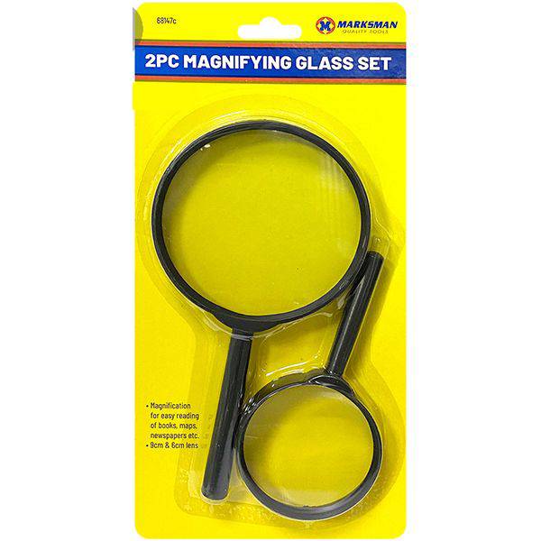 Marksman Magnifying Glass 2pc
