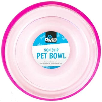 Kingdom Transparent Non-Slip Pet Bowl 9855A