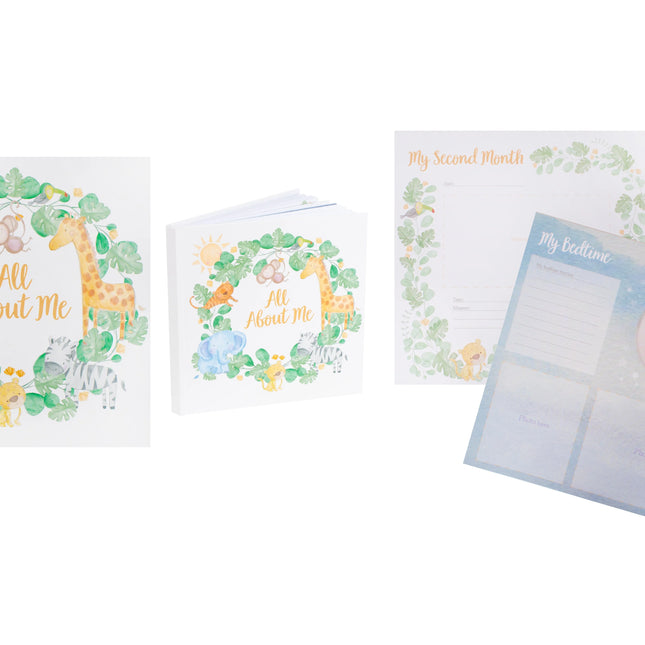As I Grow Safari Baby Record Book