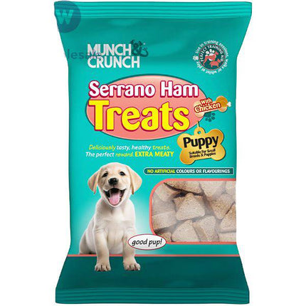 Munch & Crunch Serrano Ham & Chicken Puppy Treats 150g