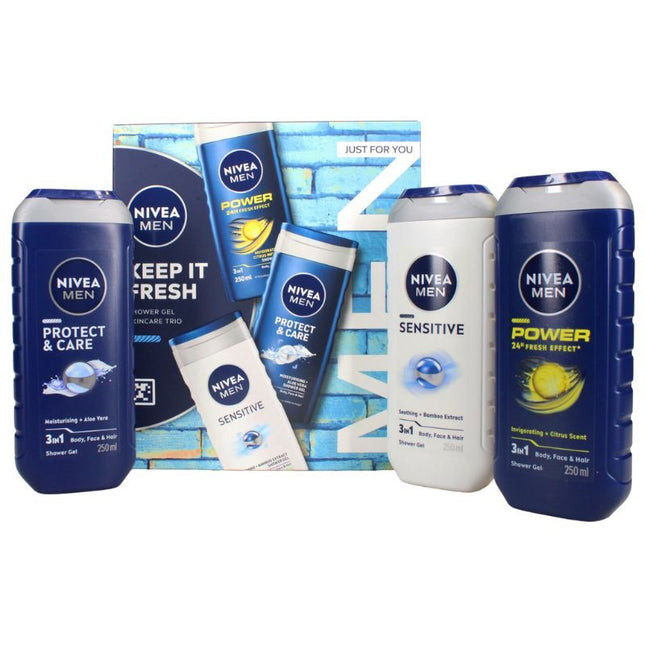 Nivea Men Keep It Fresh 3pc