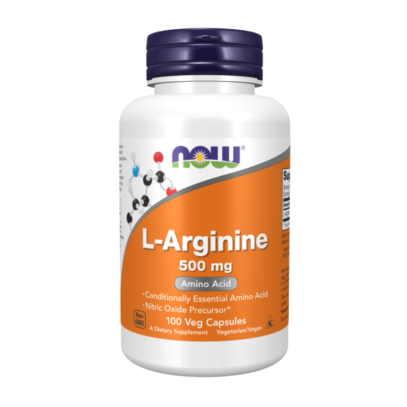 NOW L-Arginine 500mg Capsules 100's