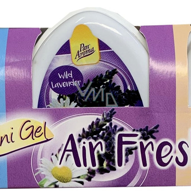 Pan Aromas Mini Gel Air Fresheners 3pk