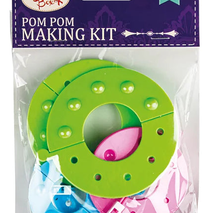 Sewing Box Pom Pom Making Kit 3pk