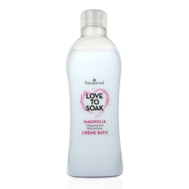 Pampered Love To Soak Magnolia Creme Bath 1 Litre