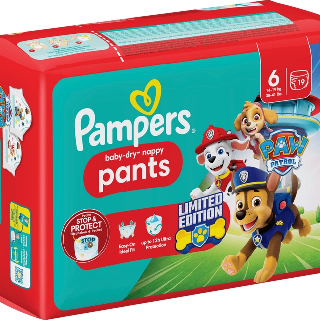 Pampers Nappy Pants Size 6 19's