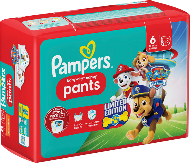 Pampers Nappy Pants Size 6 19's