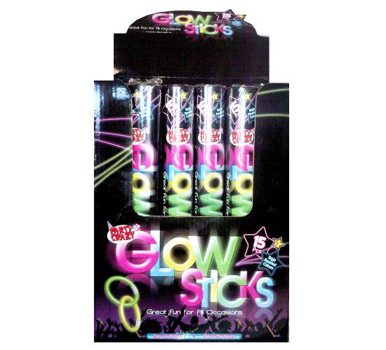 Party Crazy Glow Sticks 15pk
