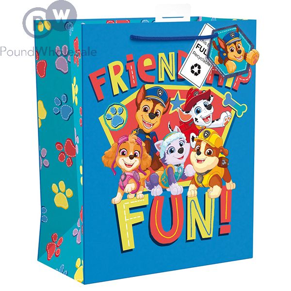 PAW PATROL FRIENDSHIP FUN GIFT BAG LARGE