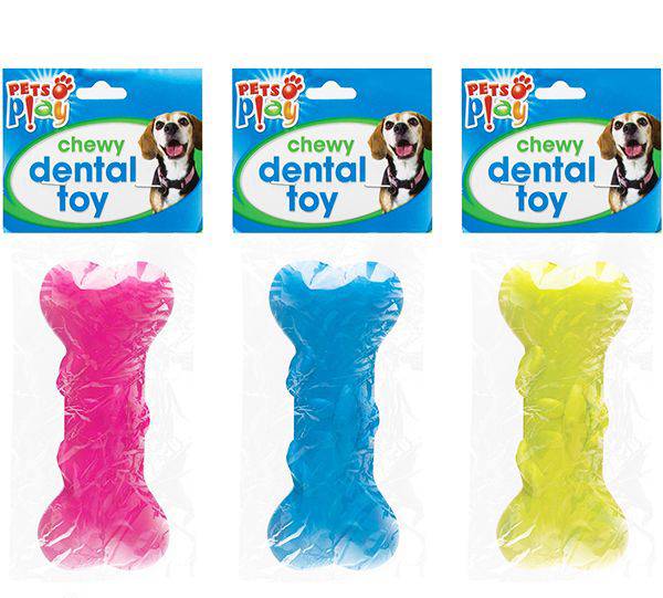 Pets Play Chewy PVC Dog Toys Assorted