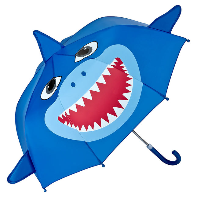 Drizzles Kids 3D Shark Umbrella