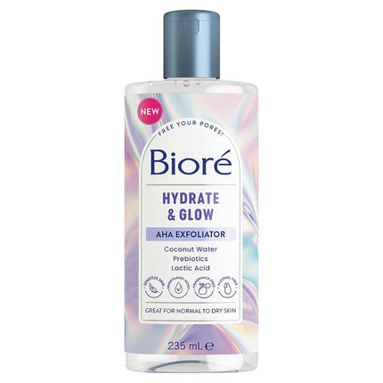 Biore Hydrate & Glow Exfoliator 235ml