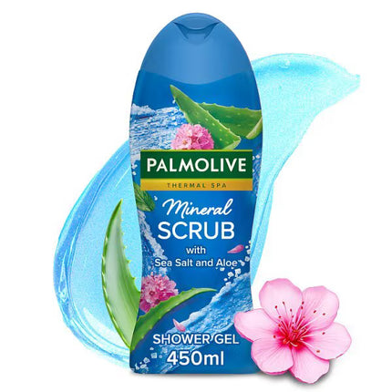 Palmolive Shower Seas Salt & Aloe Mineral Scrub 450ml