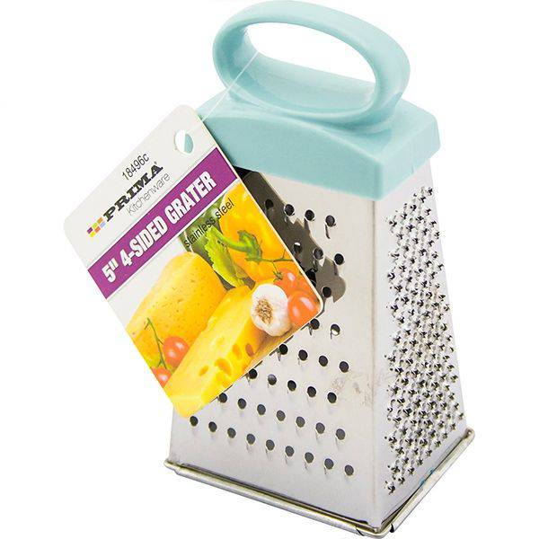 Prima 4-Sided Stainless Steel Grater 5"