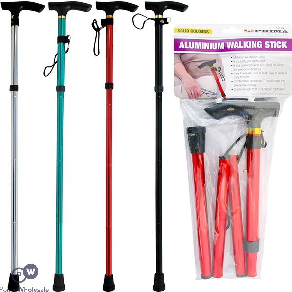 Prima Aluminium Walking Stick ( Printed )