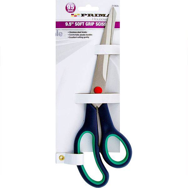 Prima Soft Grip Stainless Steel Scissors 9.5"