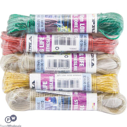 Prima Steel Core Clothes Line 20m