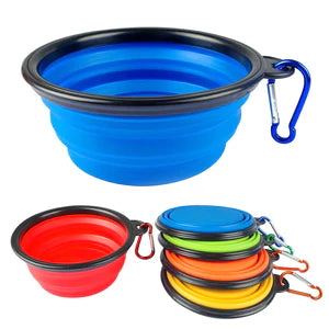 Kingdom Collapsible Pet Bowl With Clip
