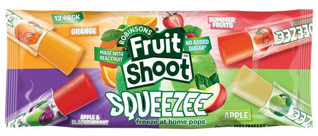 Fruit Shoot Squeezee Ice Pops 12pk