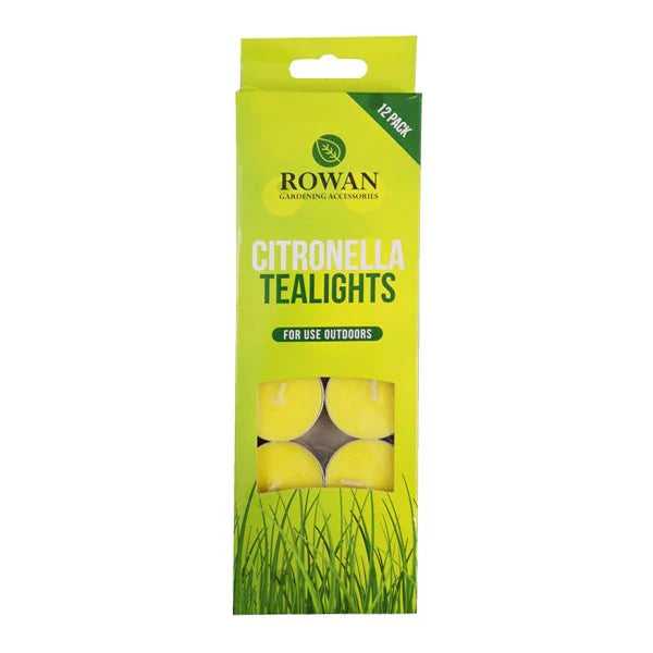 Rowan Citronella Tea Lights 12pk