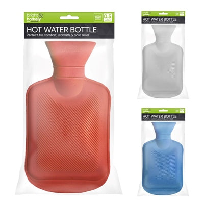 BRIGHT & HOMELY HOTWATER BOTTLES 0.5 LITRE