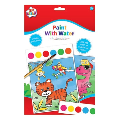 Kids Create Paint with Water
