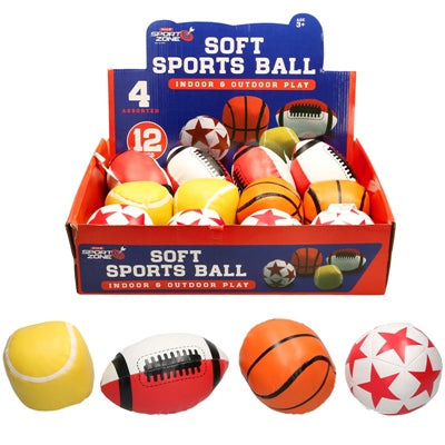 Soft Sports Balls (4Asst)