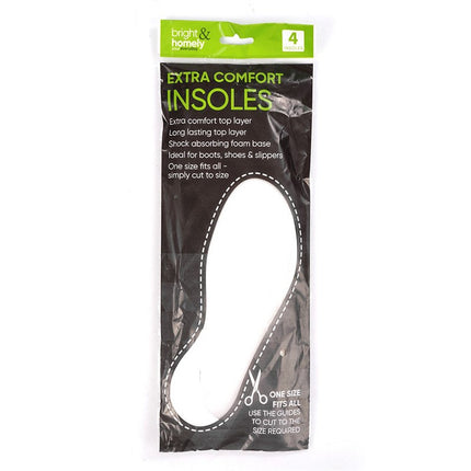 BRIGHT & HOMELY EXTRA COMFORT  4 INSOLES