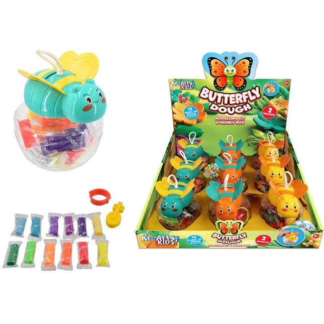 Kreative Kids Play Dough Butterfly Tub