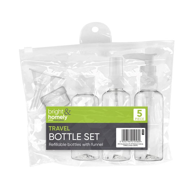 Bright & Homely Travel Bottle 5pc