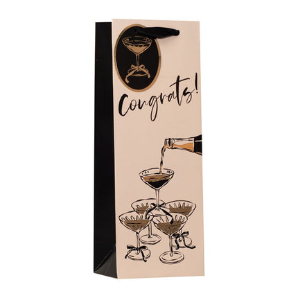 GIFT BAGS CONGRATS BOTTLE BAG