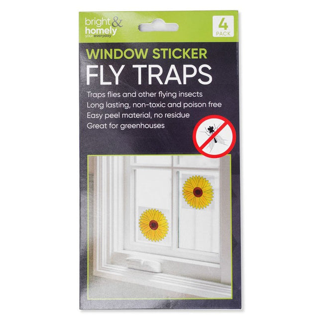 BRIGHT AND HOMELY WINDOW STICKER FLY TRAPS 4
