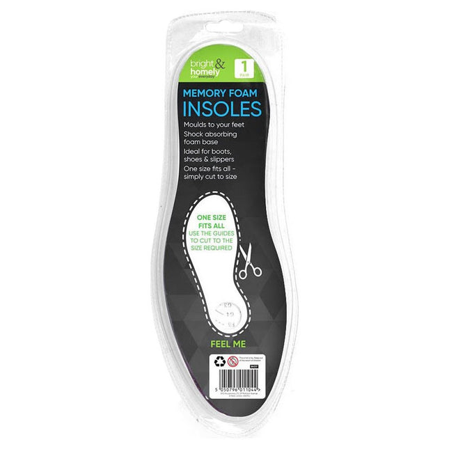 BRIGHT AND HOMELY MEMORY INSOLES I PAIR