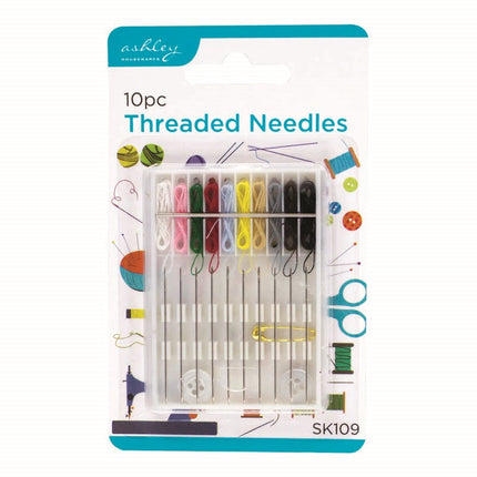 Ashley Threaded Needles 10pc