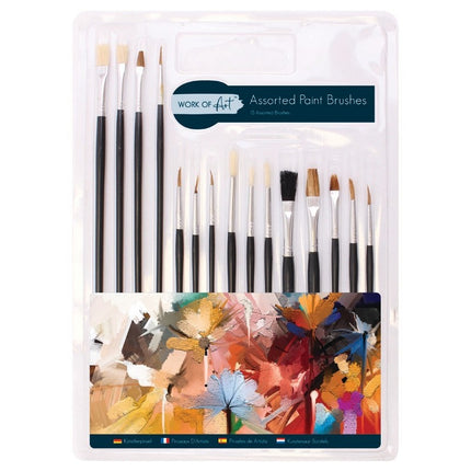 Work of Art Paint Brushes 15pc