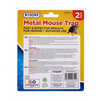 Rysons Metal Mouse Trap