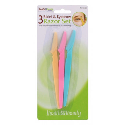 Razor Eyebrow & Bikini Set 3pc