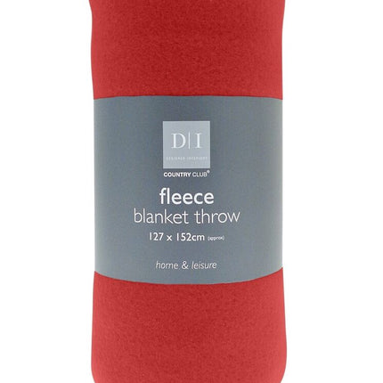 Country Club Fleece Blanket Throw 127 x 152cm