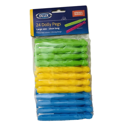 Dlux Dolly Pegs Plastic 24pcs