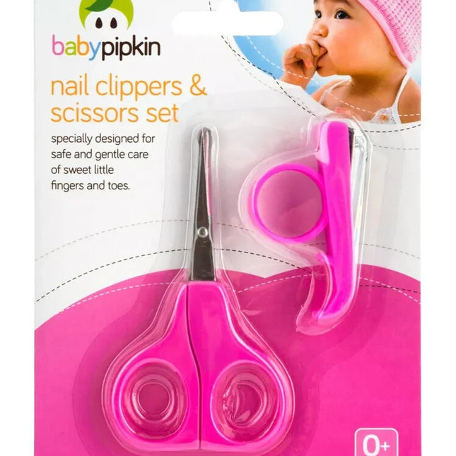 BABY PIPKIN NAIL CLIPPERS & SCISSOR SET