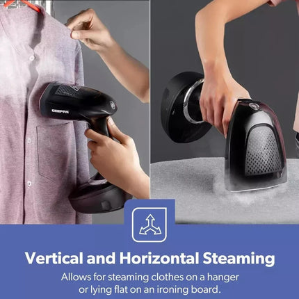 Geepas Black Handheld Garment Steamer 1500W