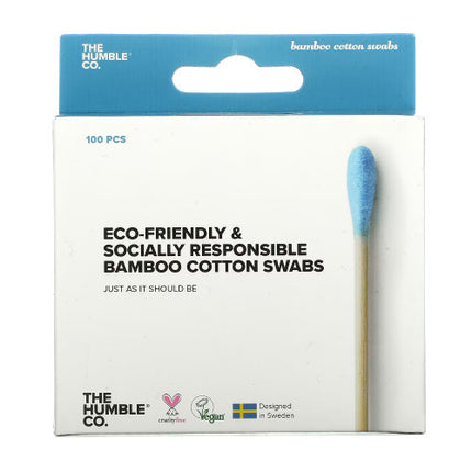 The Humble Co Bamboo Cotton Swabs 100's