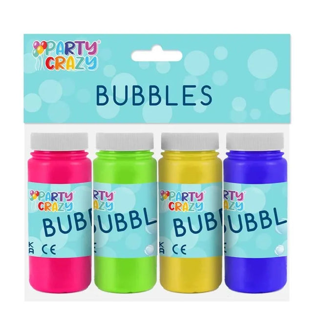 Party Crazy Bubbles 4pk